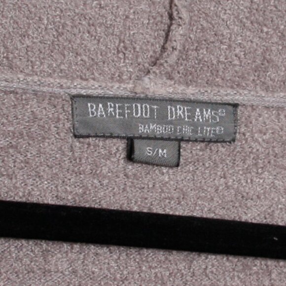 Barefoot Dreams Bamboo Chic Lite Ombre Cardigan Taupe Grey Black Small/Medium - Picture 4 of 6